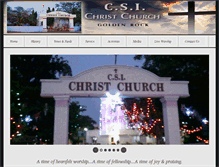 Tablet Screenshot of christchurchgoc.com